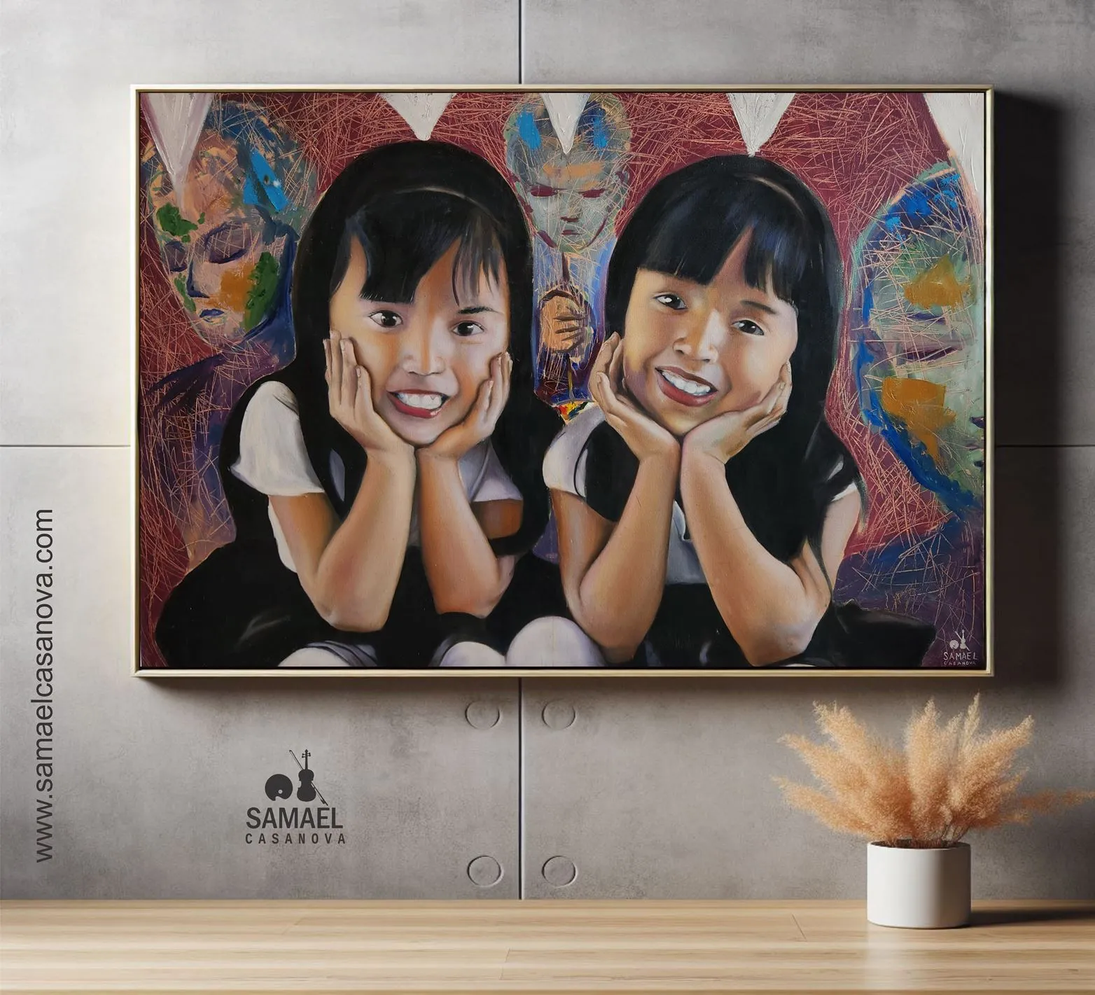 "What Comes After Life?", oil on canvas by Samael Casanova
