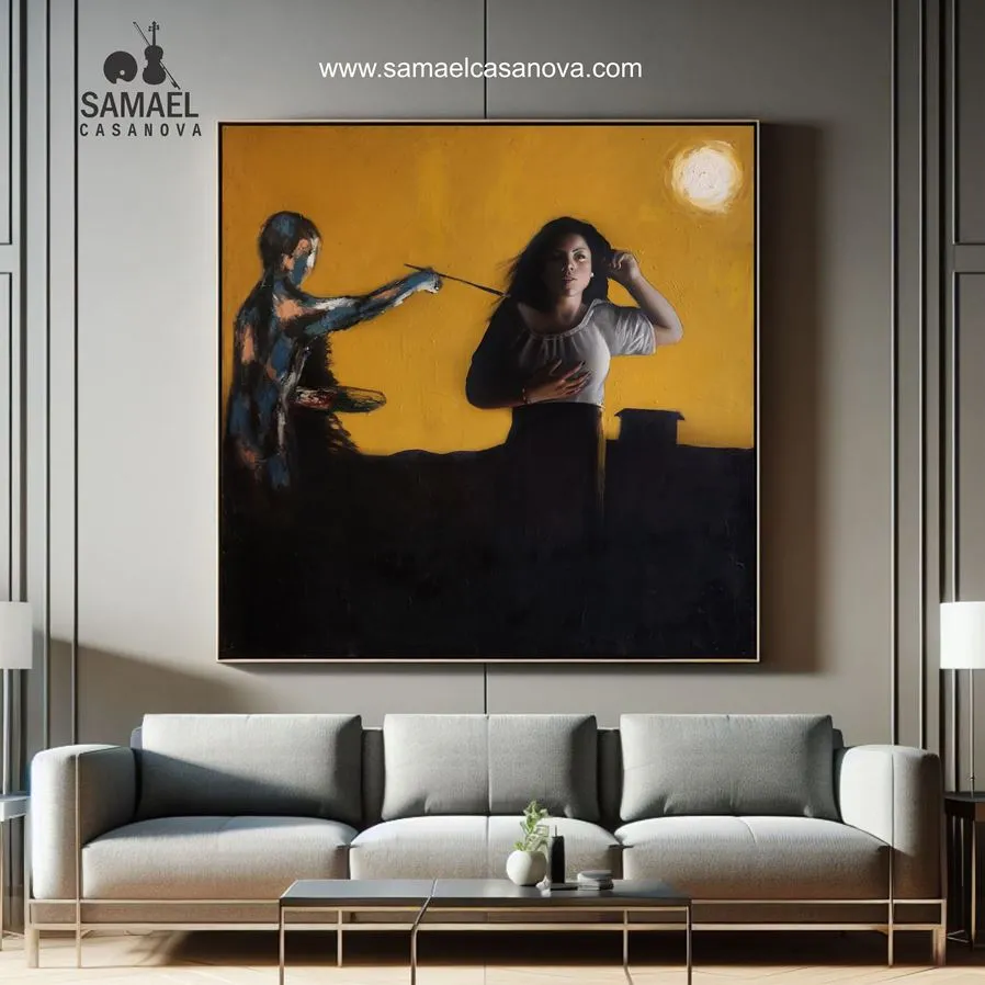 «Sueño lúcido», óleo sobre lienzo de Samael Casanova